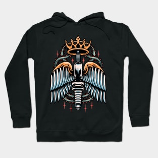 combustion king tattoo Hoodie